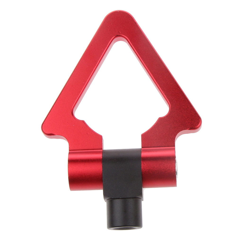Red Racing Tow Towing Hook Screw On For  European Car Auto Trailer