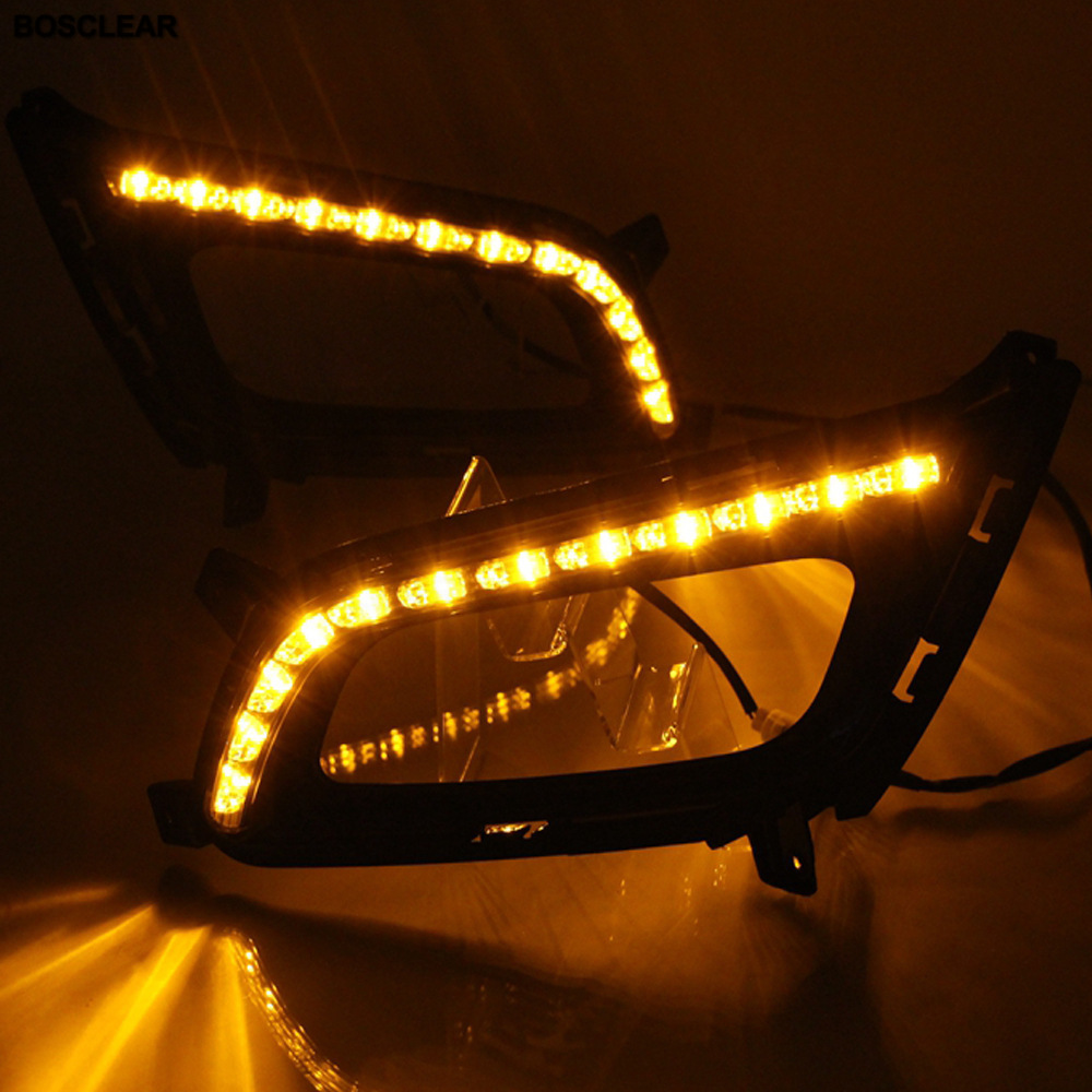 For KIA Optima K5 2014 15 16 Fog lamp Cover Daytime Running Lights