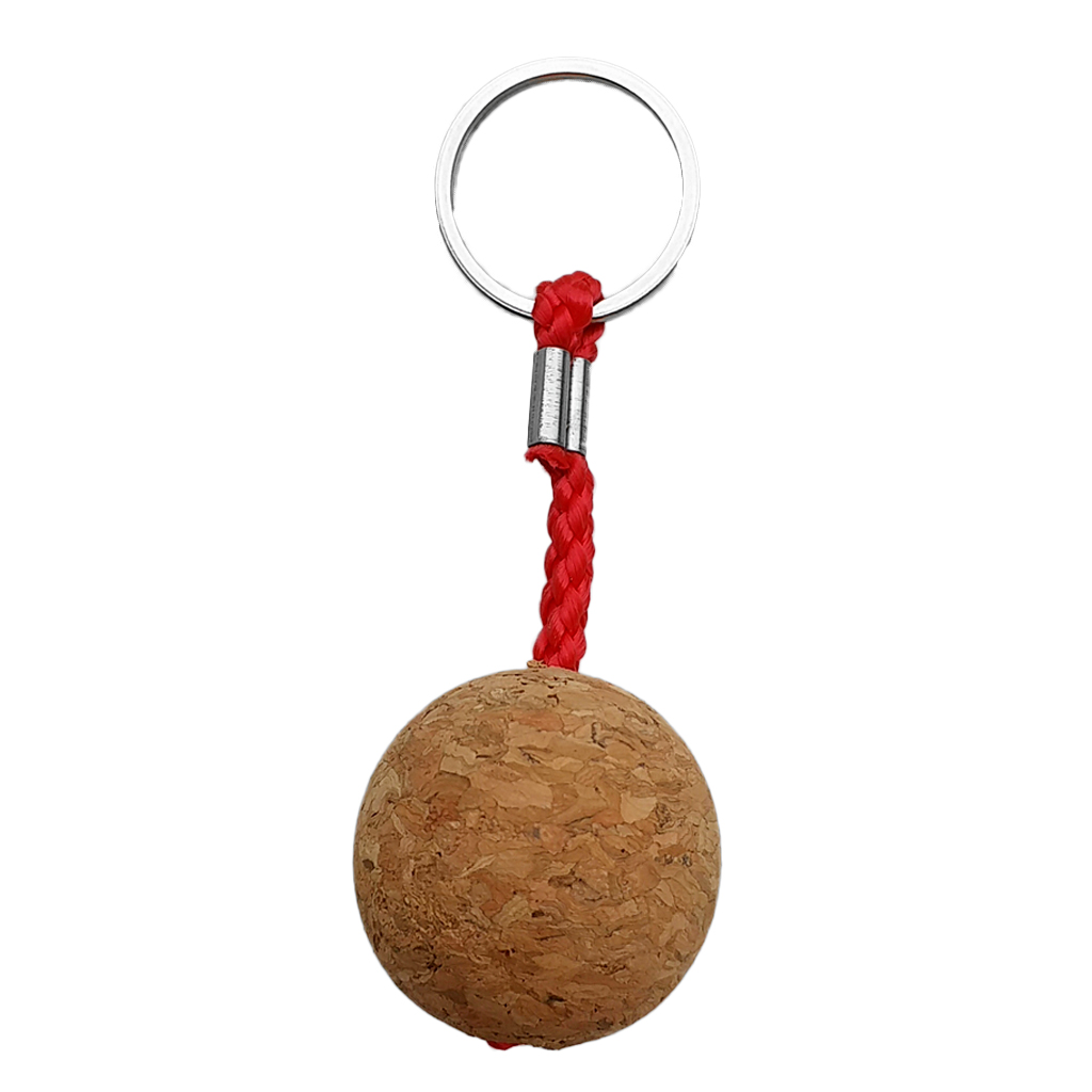 35mm Novelty Floating Cork Keyring Marine Sailing Kayaking Buoyant Key Ring