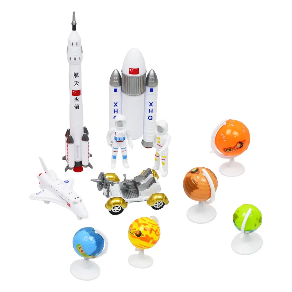 Space Exploration Toy Suit Aviation Rocket Planet Model Toys Age 3+