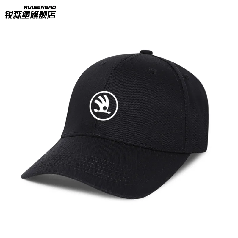 2021 New Skoda Men's Hat High Quality Casual Hip-hop Hat Unisex Fashion Golf Cap Baseball Cap for Men Women Support Custom Logo man with baseball cap