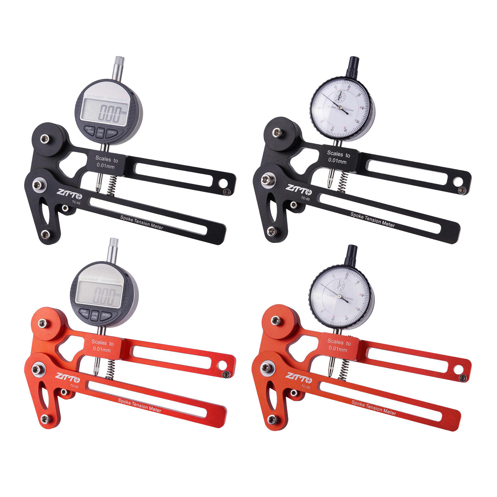 Bike Spoke Tension Meter Spokes Gauge Repair Tool Checker Tensiometer Scale