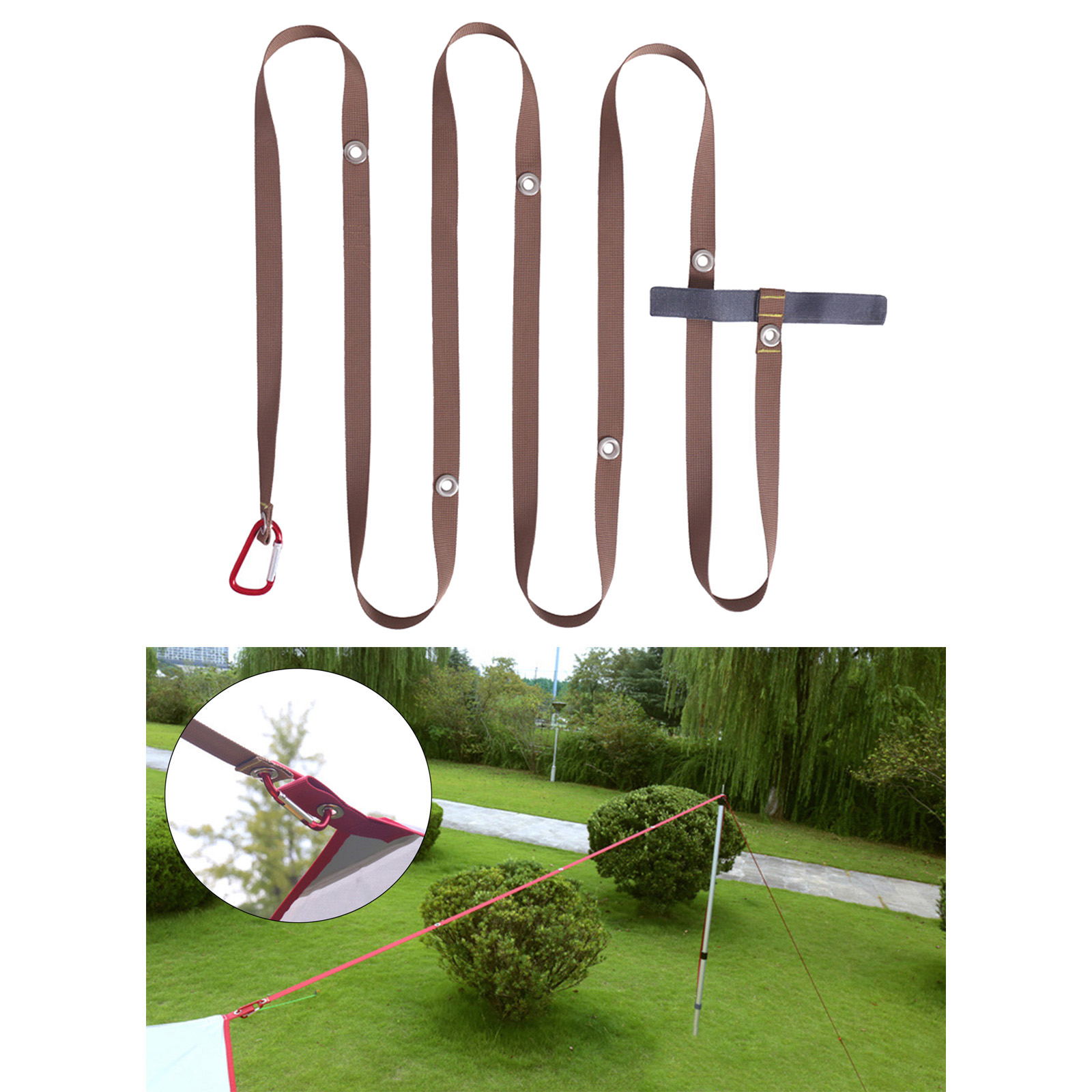 300cm Heavy Duty Nylon Extension Strap Tree Swing Hanging Straps Kit Connecting Belt High Load-Bearing Polyester Climbing Sling