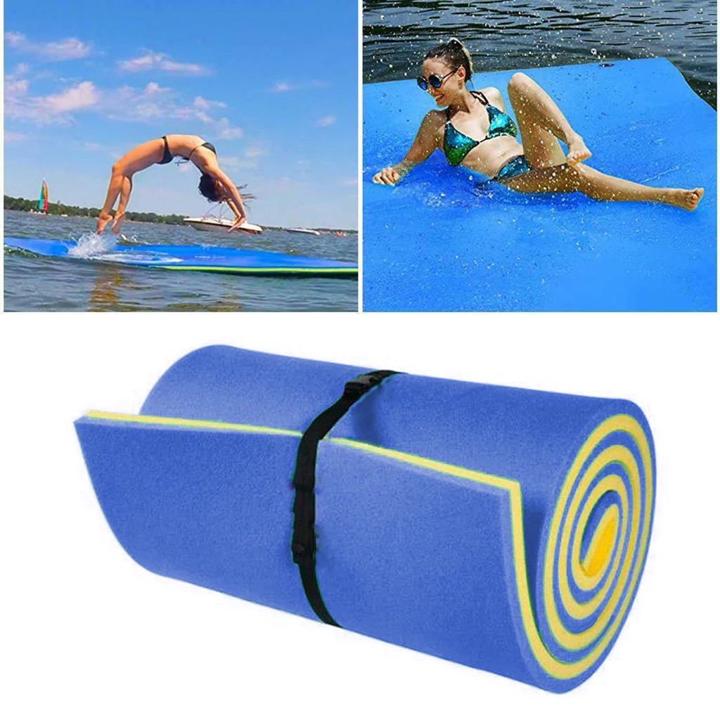 Ultimate Swimming Foam Mat Pool Floating Mattress Lake River Single Person Floating Bed Blanket Cushion for Kids Adults