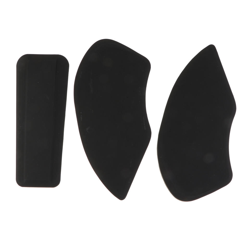 1 Set Rubber Motorcycle Side Tank Pad Knee Grip Protectors Gas Tank Decal Stickers for BMW NineT 2014-2018 motorcycles Black