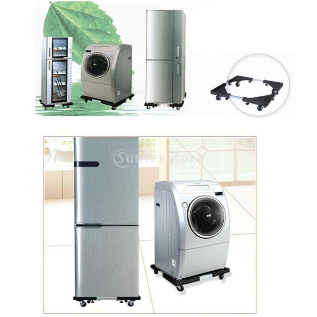 Universal Mobile Base Washing Machine Stand Max. 128KG for Mini Refrigerator