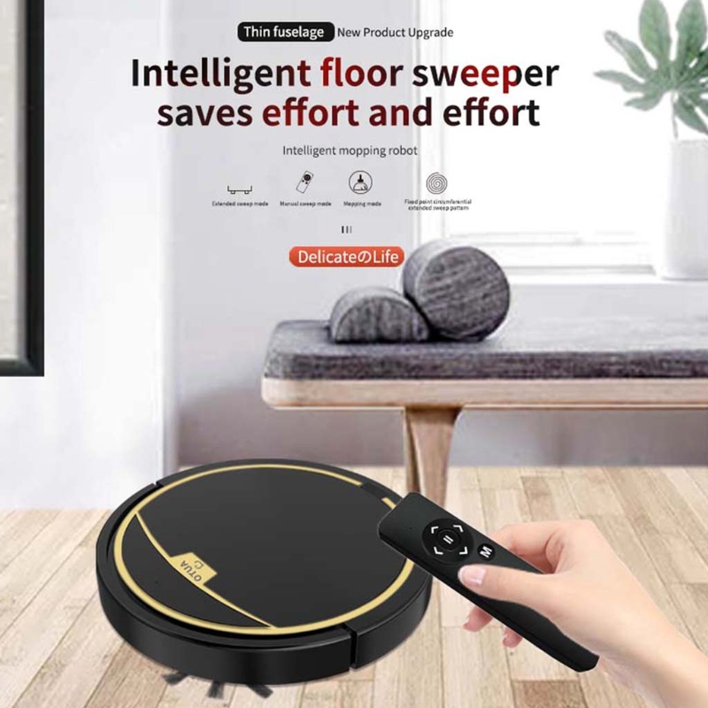 Aspirador de pó Molhado e Seco Mop com Tanque Robô Inteligente Água Controle Remoto Timing H05f 2800pa 4 Cheap Aspiradores de pó