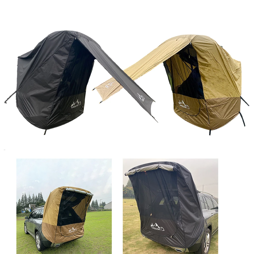 Car Trunk Tent Sunshade Rainproof SUV Rear Tent For Self-driving Tour Barbecue Outdoor Camping Car Tail Extension Tent