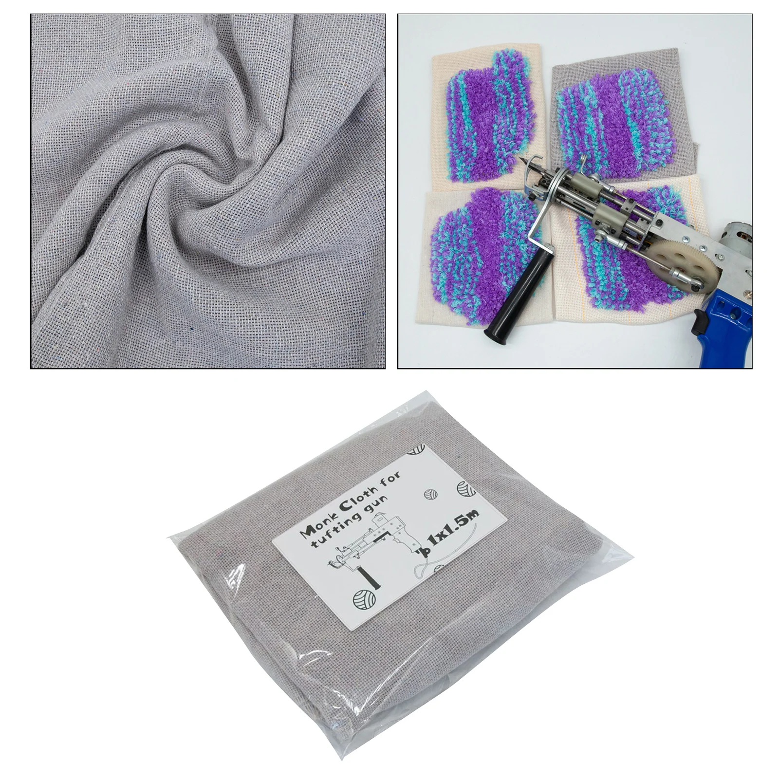 Tufting Cloth Tufting Cloth Backing Fabric for Rug Tufting Guns Needle