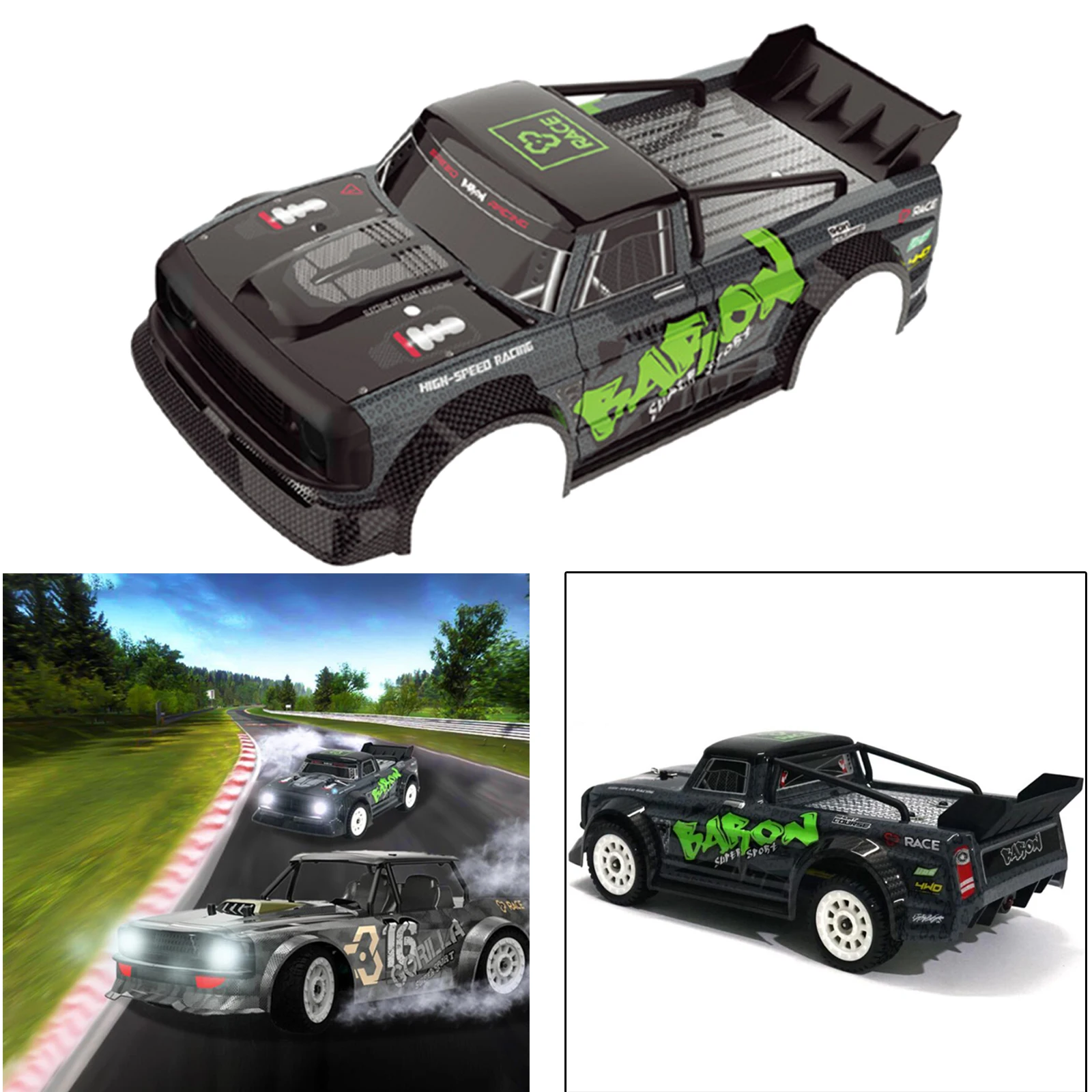Body Shell Replacement for SG-1603 RC Rally Car Modified Upgrade Parts