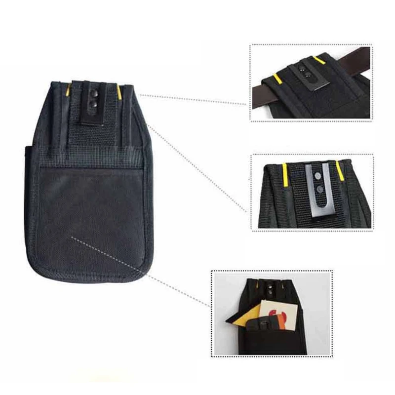 Vinyl Wrap Car Tools Bag Oxford Cloth Tools Bag For Holding Window Tint Squeegee Scraper Knife Wrapping Film Magnet Waist Bags tool pouch belt