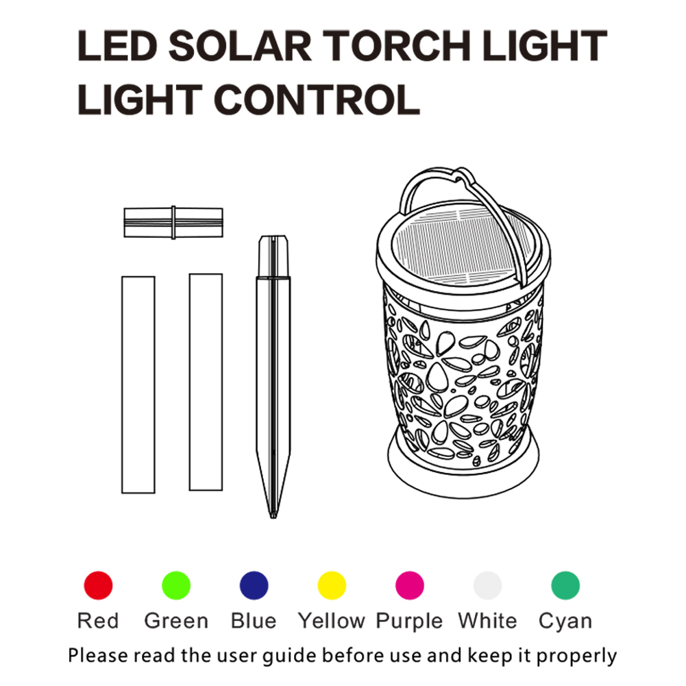 Solares à Prova Luzes ao ar Quintal Seguro Caminho Portátil Paisagem Iluminação Lanternas Dwaterproof Água Guarda-chuva Livre Decorativa Chama Cintilação 2 Pçs 5 Lanterna para guarda-chuva, 2 peças, iluminação portátil