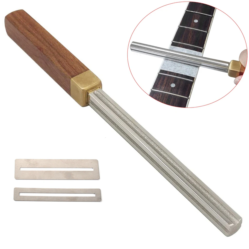 Guitar Fret Crowning File Fretboard Fret File Grinding Luthier Multifunction Maintenance Dressing Tool Accessory
