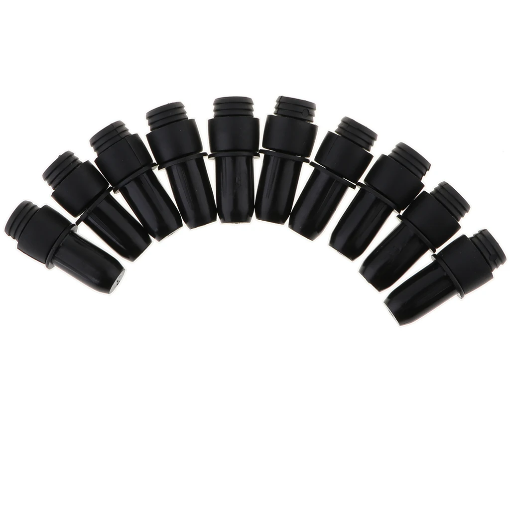 10 Pieces Fastener Rivet Clips Kits, Black Push Pin Rivets for Speaker Mesh Grill Cover # 052