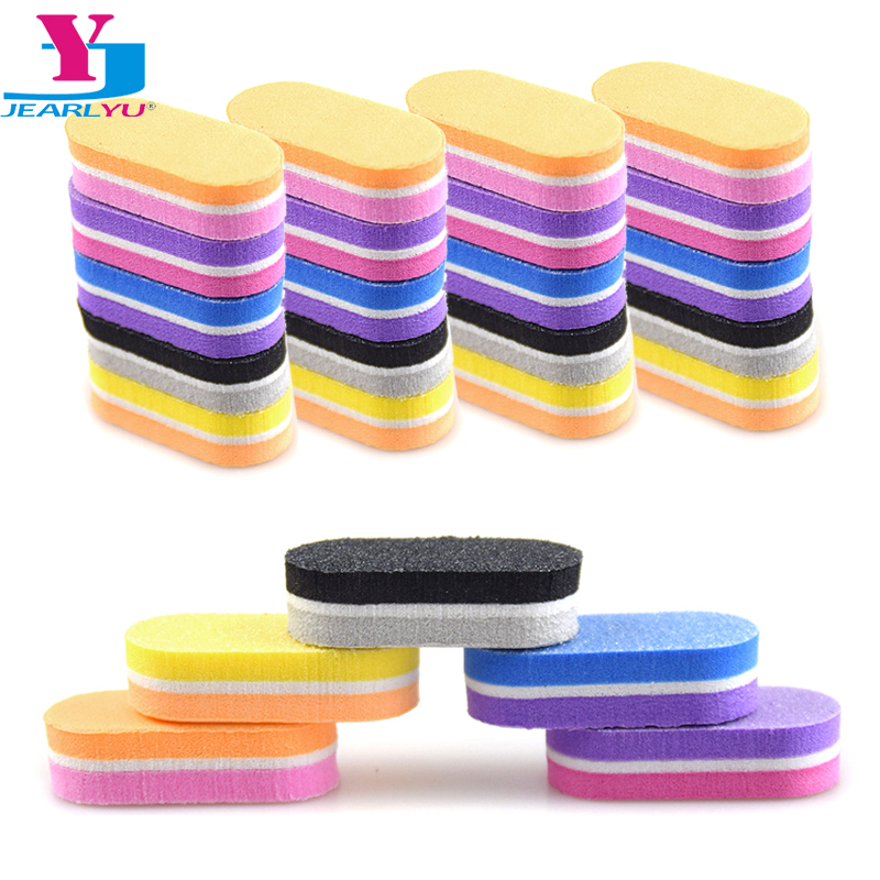 Best of 50 Pcs Double Color Mini Nail Sponge Files Buffer Block Buffing Sanding Nails File Pedicure Manicure Tools Gel Nail Accessories Reviews & Tips