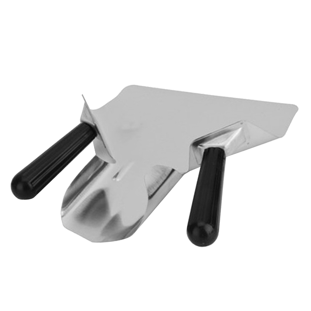 Stainless Steel Double Handle Commercial Fries Bagger Popcorn Ice Scoop