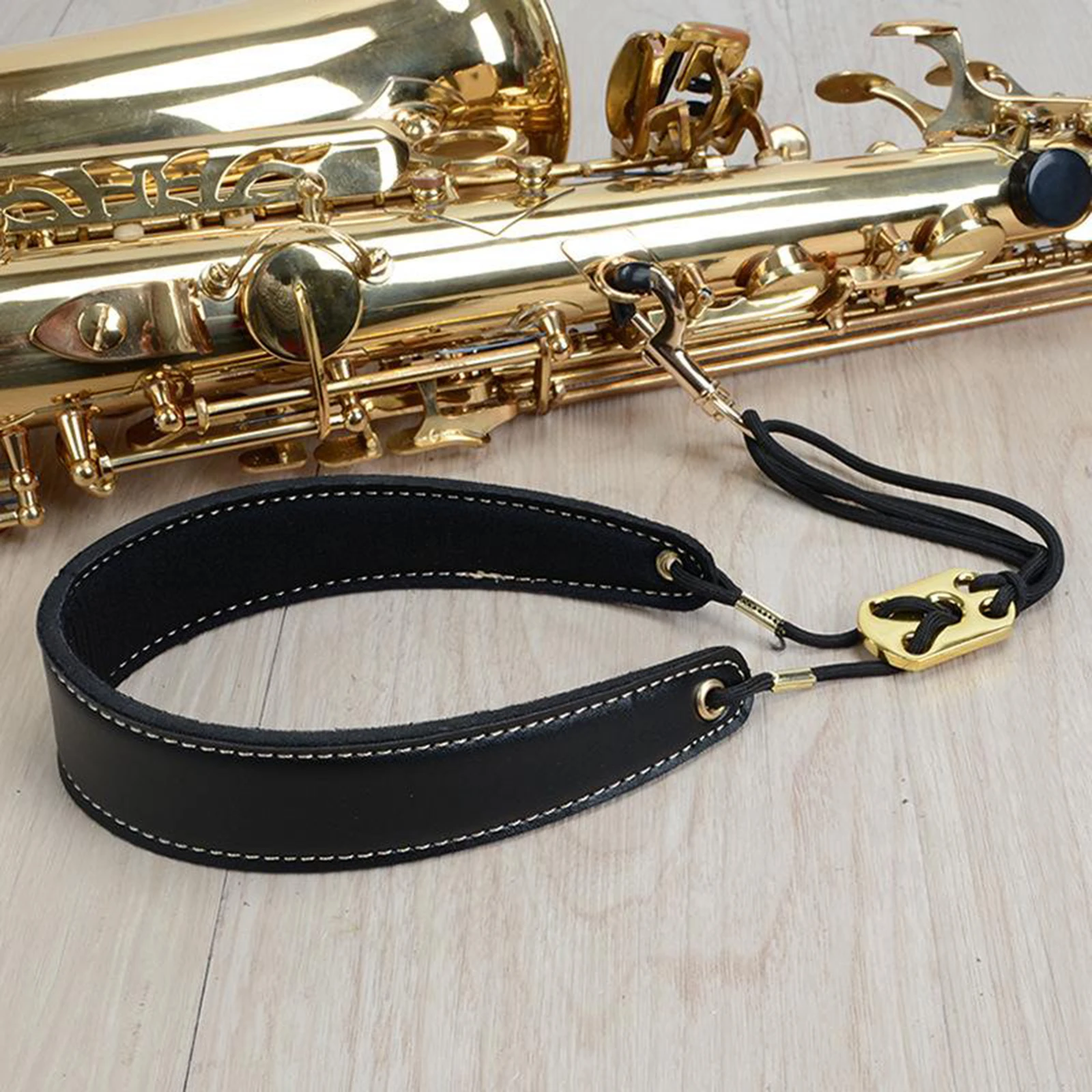 SprinZ Saxophone Neck Strap Alto Tenor Sling Adjustable Musical Instrument Accessories 