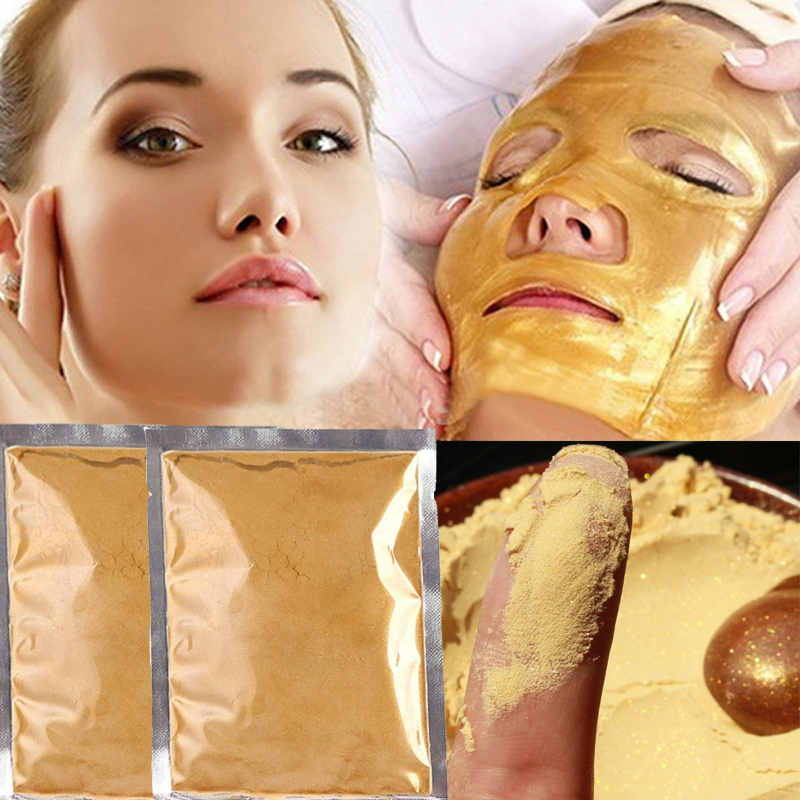 Best of 24K Gold Collagen Active Face Mask Powder Whitening Brightening Spa Deep Moisturizing Anti-aging Wrinkle Treatment Mask 20g Reviews & Tips