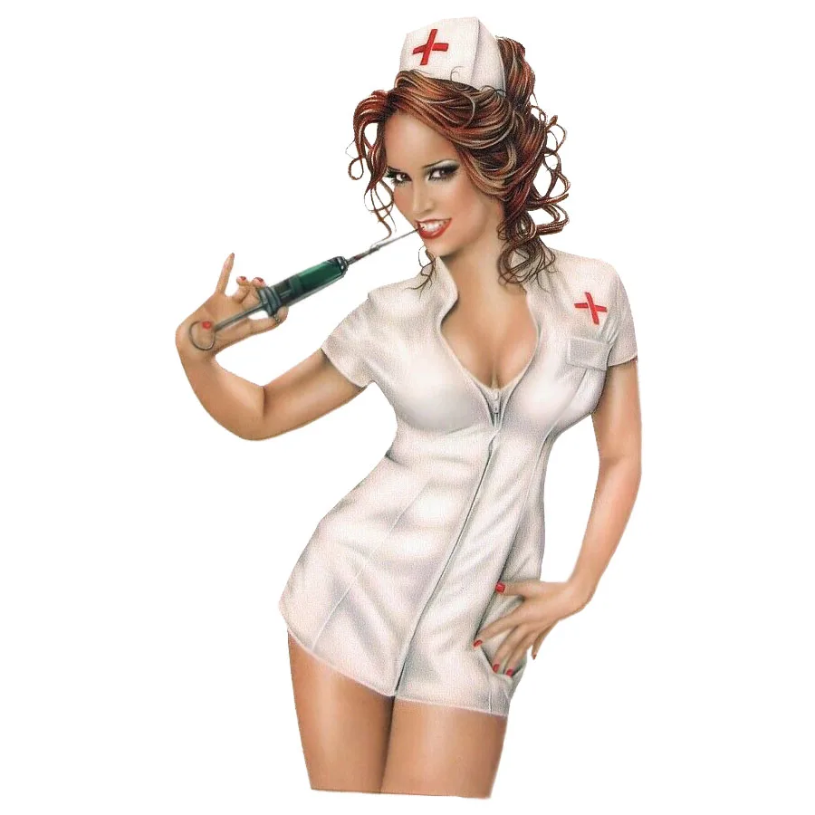 Девушка медсестра арт