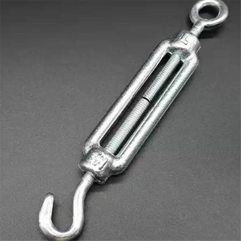 316 Stainless Steel DIN1480 Eye Hook Turnbuckle Wire Rope Cable Tension 12mm
