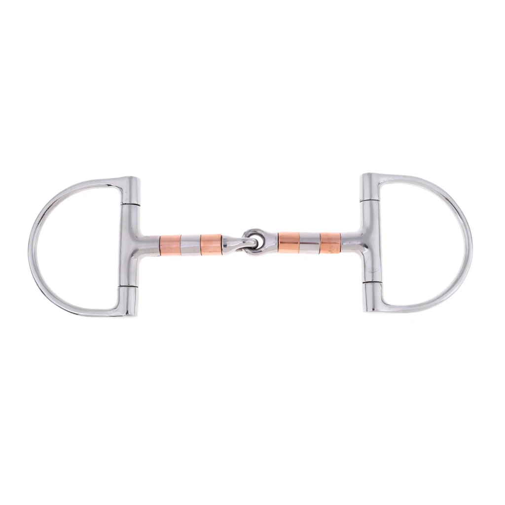 Horse Equestrian Tack D Ring Bit 5`` Mouth Outdoor Horse Riding Equipment