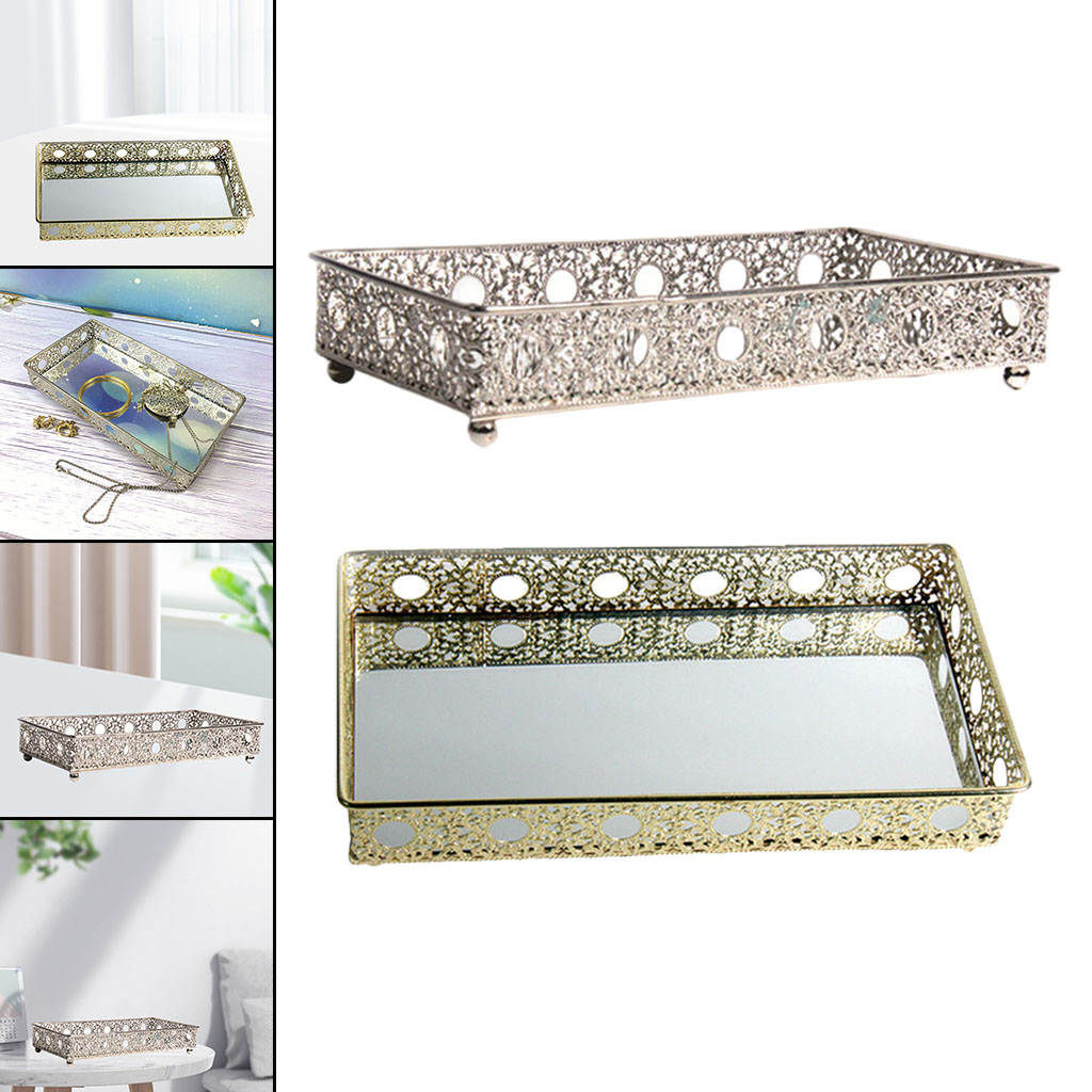 Nordic Jewelry Dish Tray Holder Plate Decor for Makeup Earring Kitchen Party Dresser