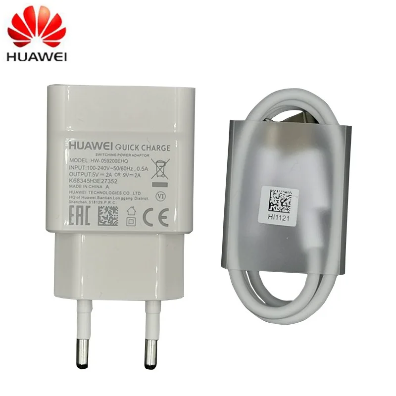 Huawei 9V2A EU charger QC 2.0 Quick Fast Charge Adapter USB Type-c For nova3 3i 4 honor 9 8x p7 p8 p9 p10 p20 lite mate 7 8 9 powerbank quick charge 3.0