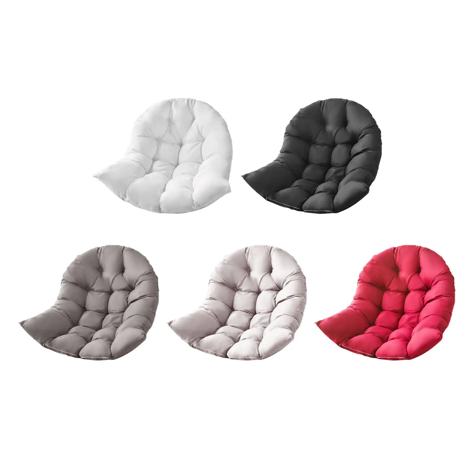 Swing Basket Cushion Thickened Breathable Hanging Egg Hammock Rocking Chair Seat Pads for Home Patio Garden Living Rooms.