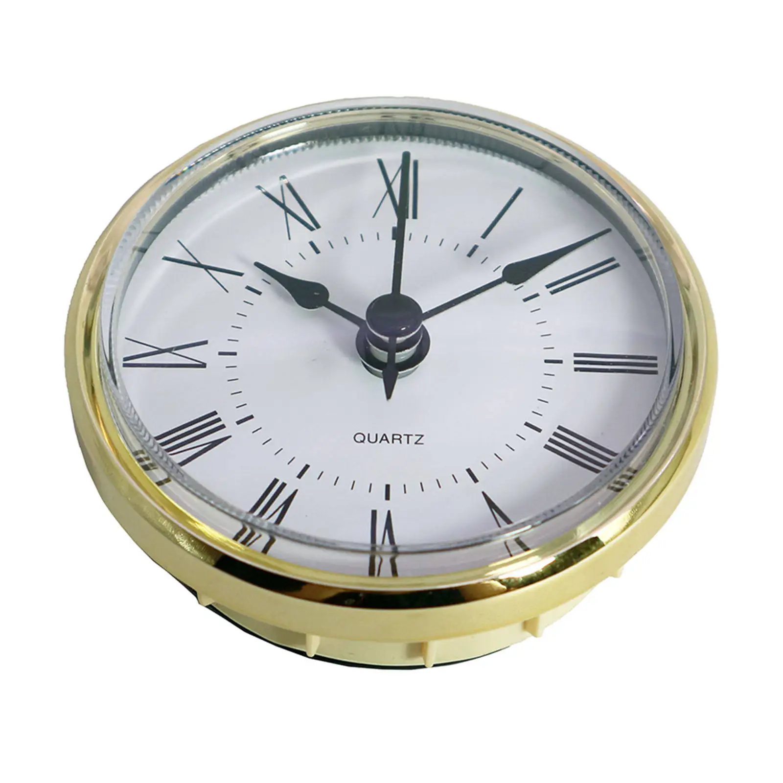 2.75 Inch (70 mm) Quartz Clock Fit-Up/Insert with Roman Numeral, Quartz Movement