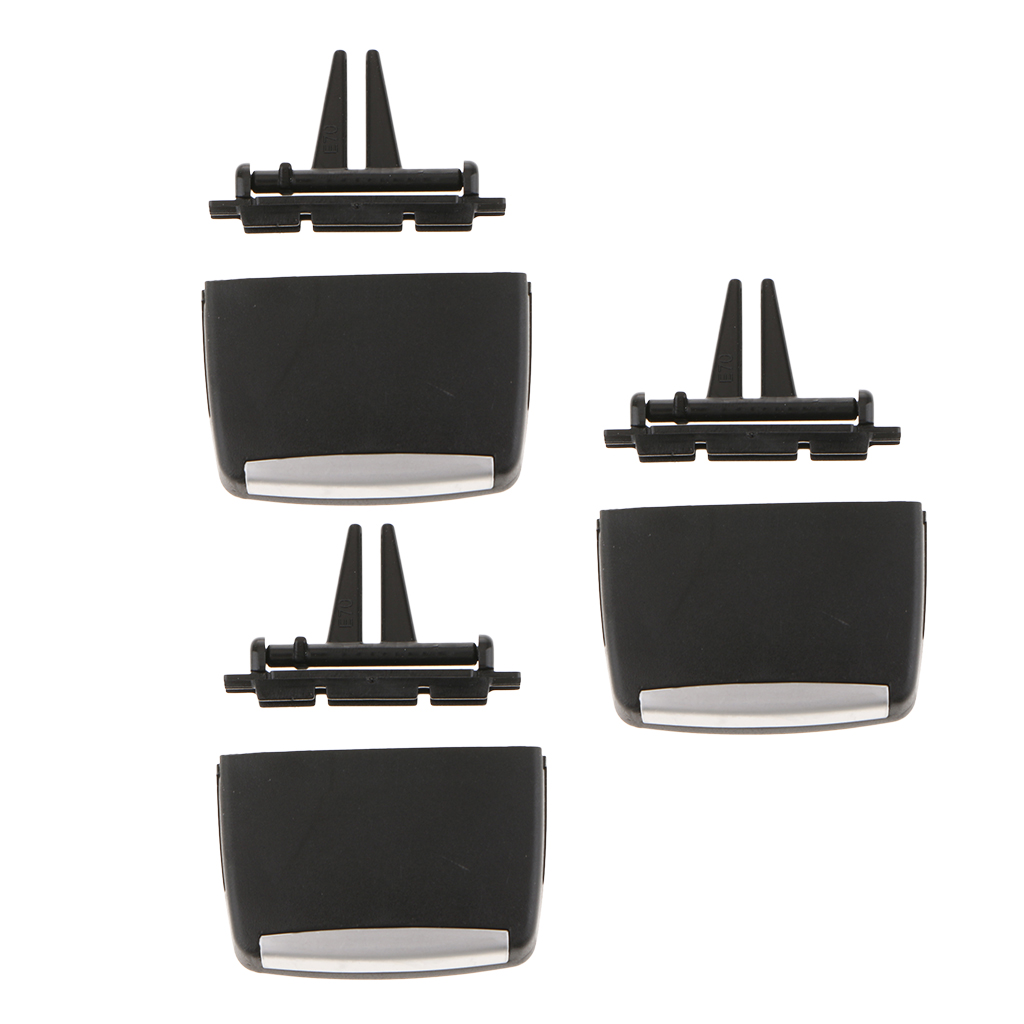 3pc Air   For BMW X5 X6, Front A/C Air   Outlet Tab Clip Repair Kit (For BMW X5 E70 06-12, for X6 E71 08-13)