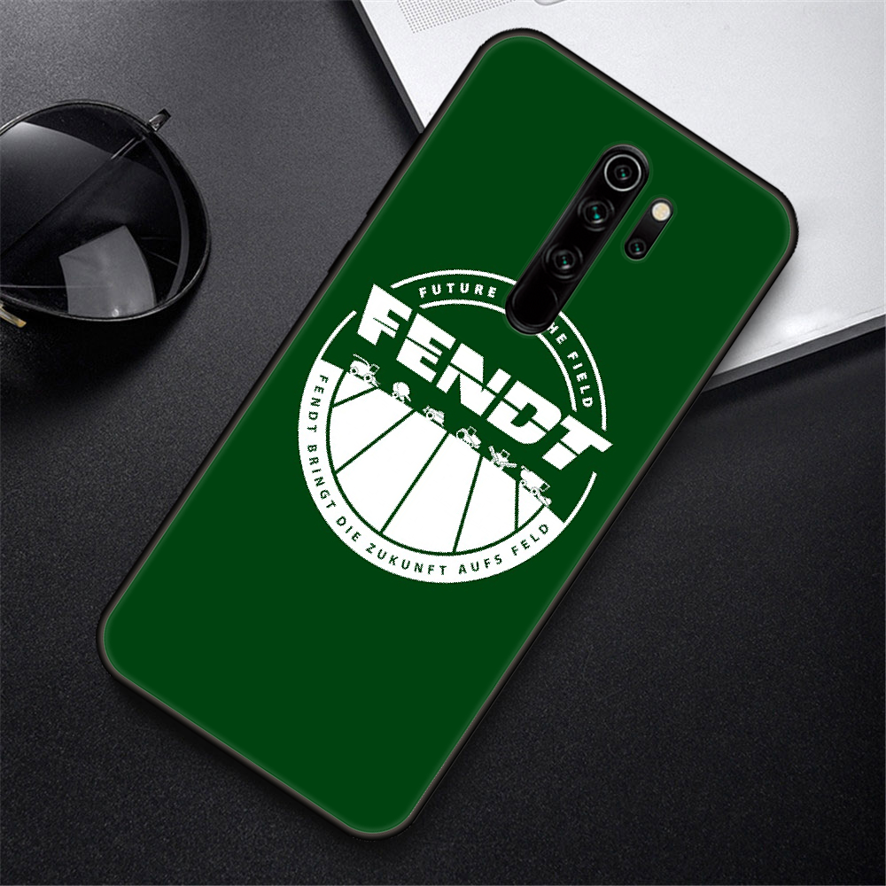 Phone Case For Xiaomi Redmi Note 8 8T 10 9 9S 7 6 Pro xiaomi 9 9A 8 8A 7 6  Black Cover Shell 3D Bumper Tpu Coque fendt Tractor