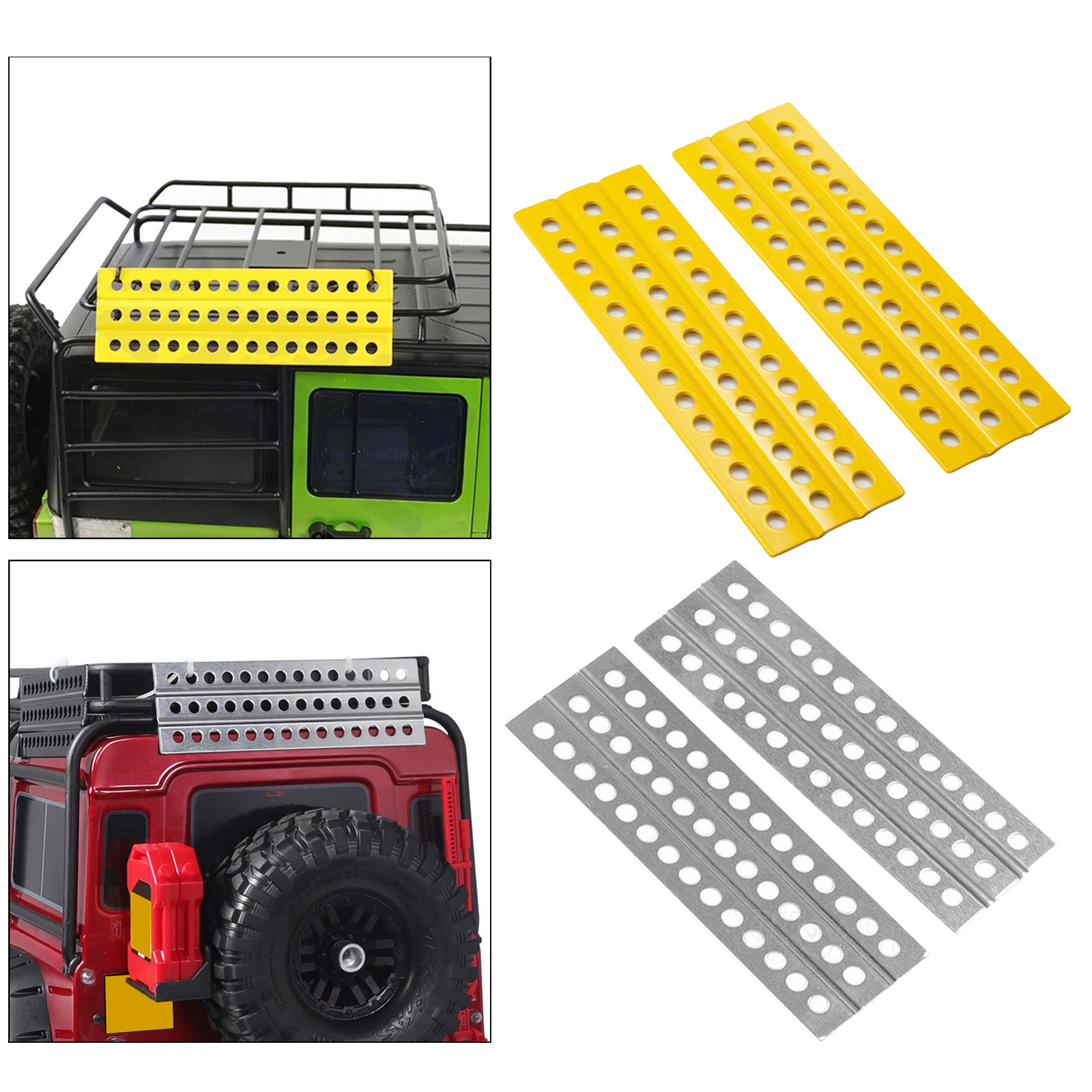 1/10 RC Crawler Extraction / Recovery Board Sand Ladder Antiskid Plate Metal