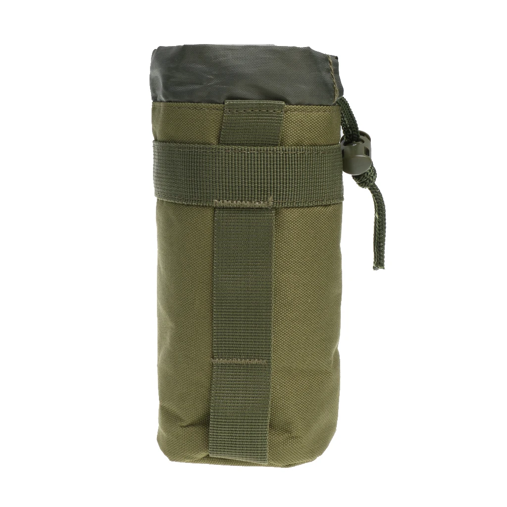 Outdoor Tactical Military Molle Water Bottle Bag Kettle Pouch Holder Green