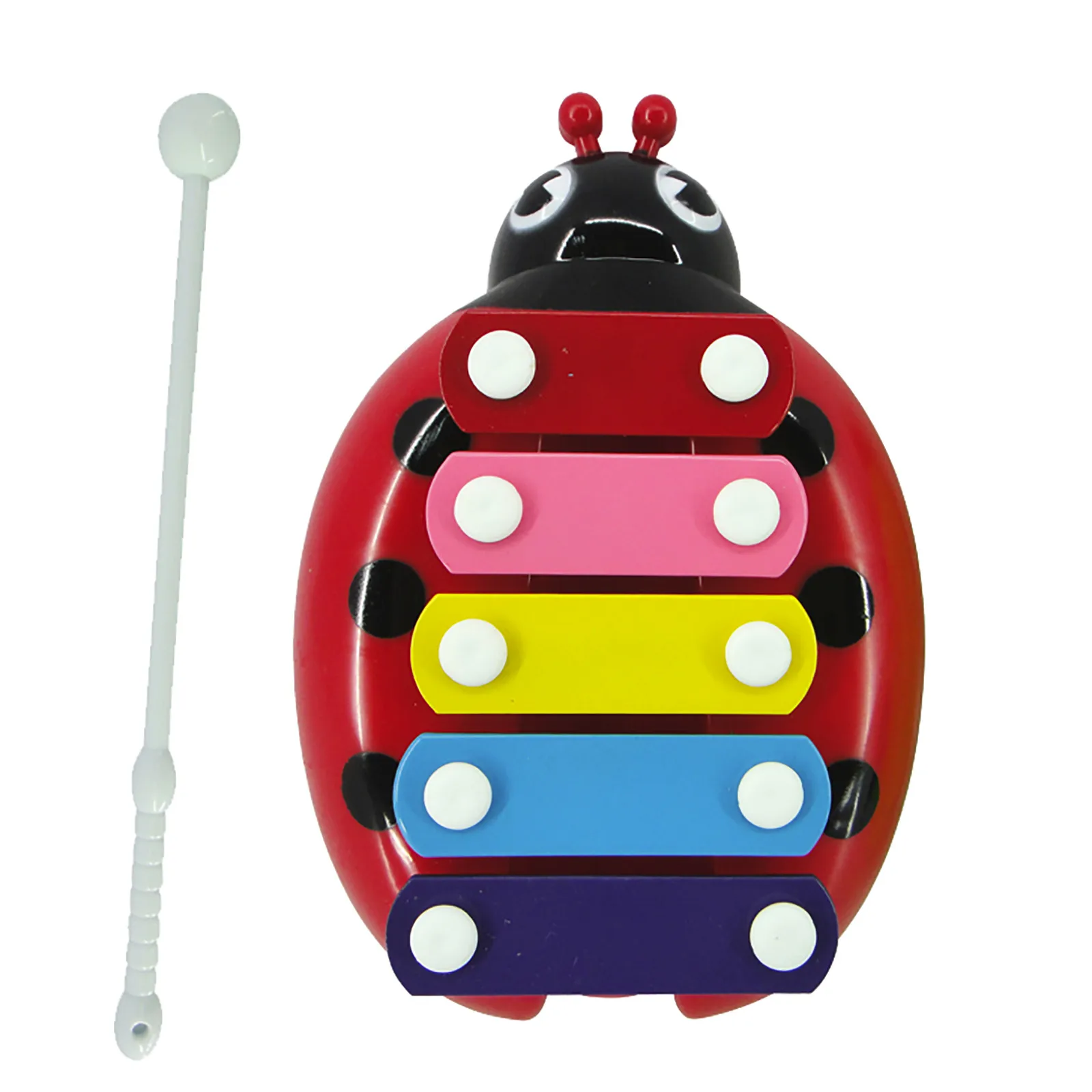 5-Note Xylophone Musical Toy Beetle Design Kids Child Toy Early Education U7H2 