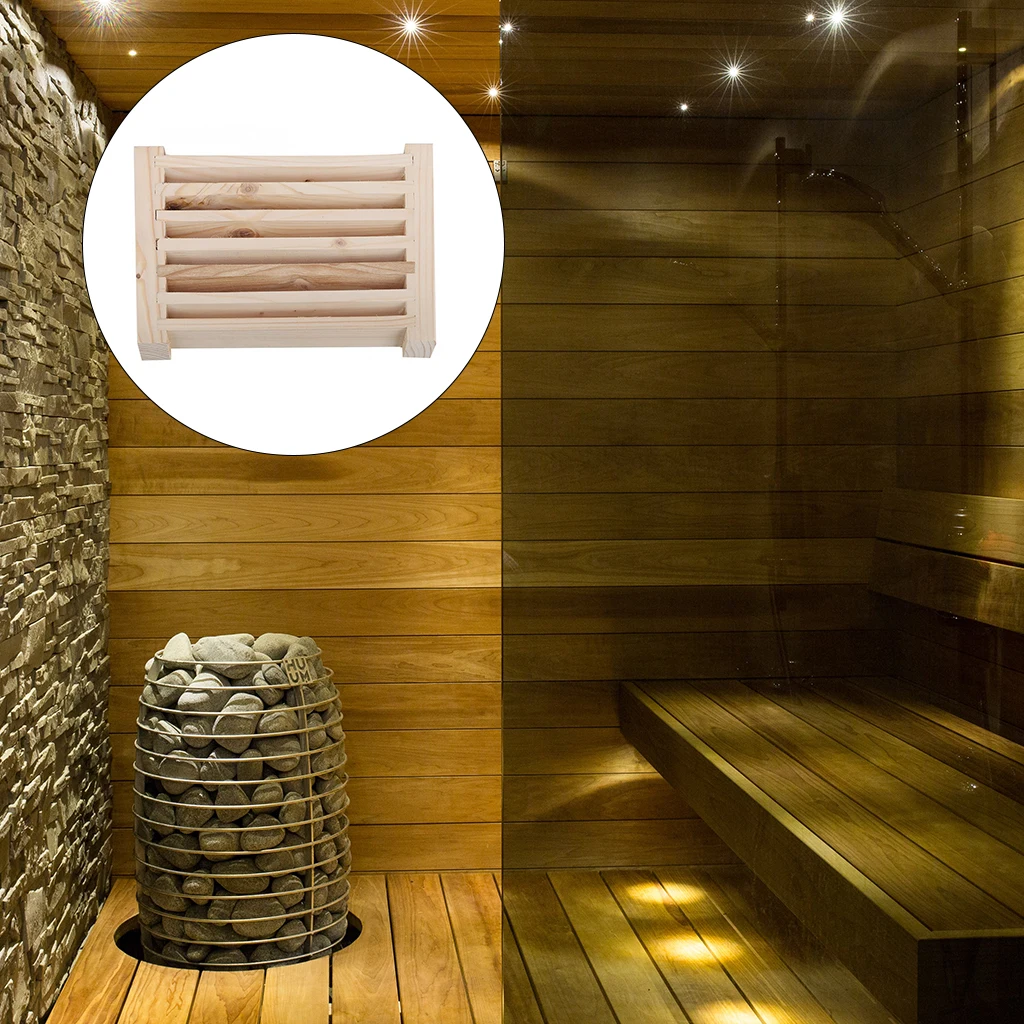 Ventilation Grill pour sauna et Russian Banya avec valve Linden bois 