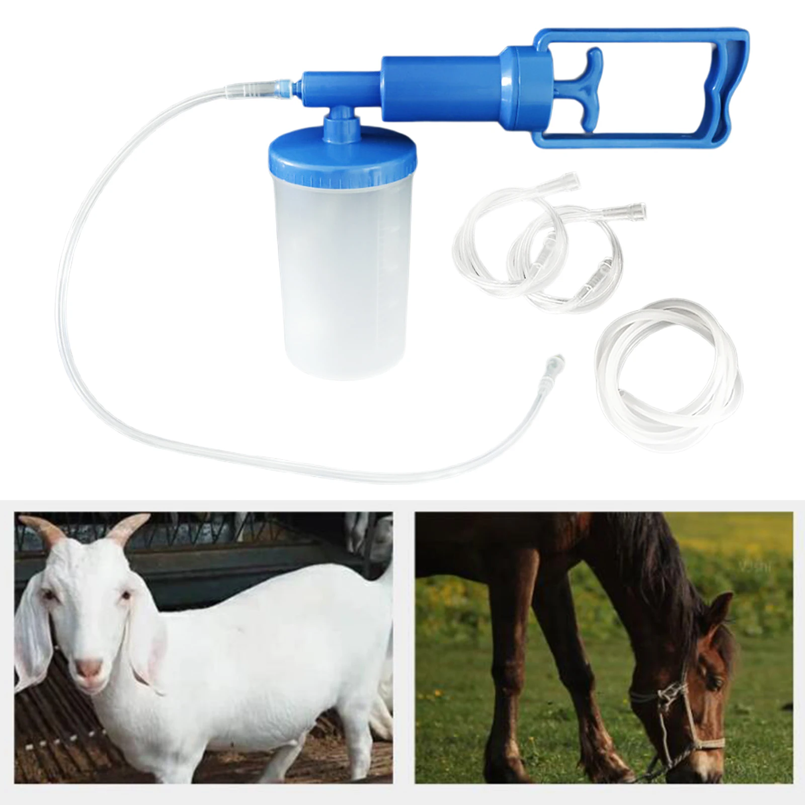 500ml Veterinary Uterine Cleaner Animal Uterus Irrigator Washing Device For Pig Cow Sheep Animal Eqipment