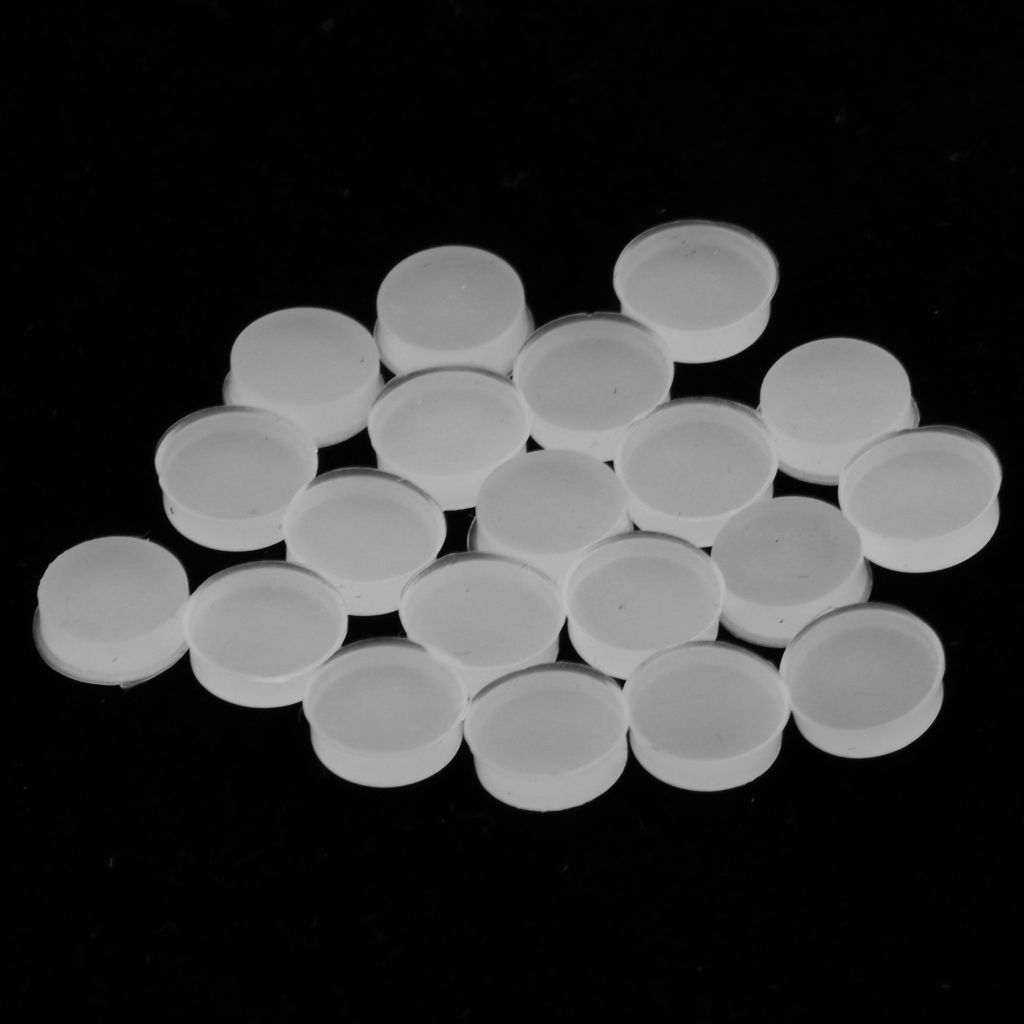 20x Wood Recorder Silicone Hole Plugs White for Flute Player