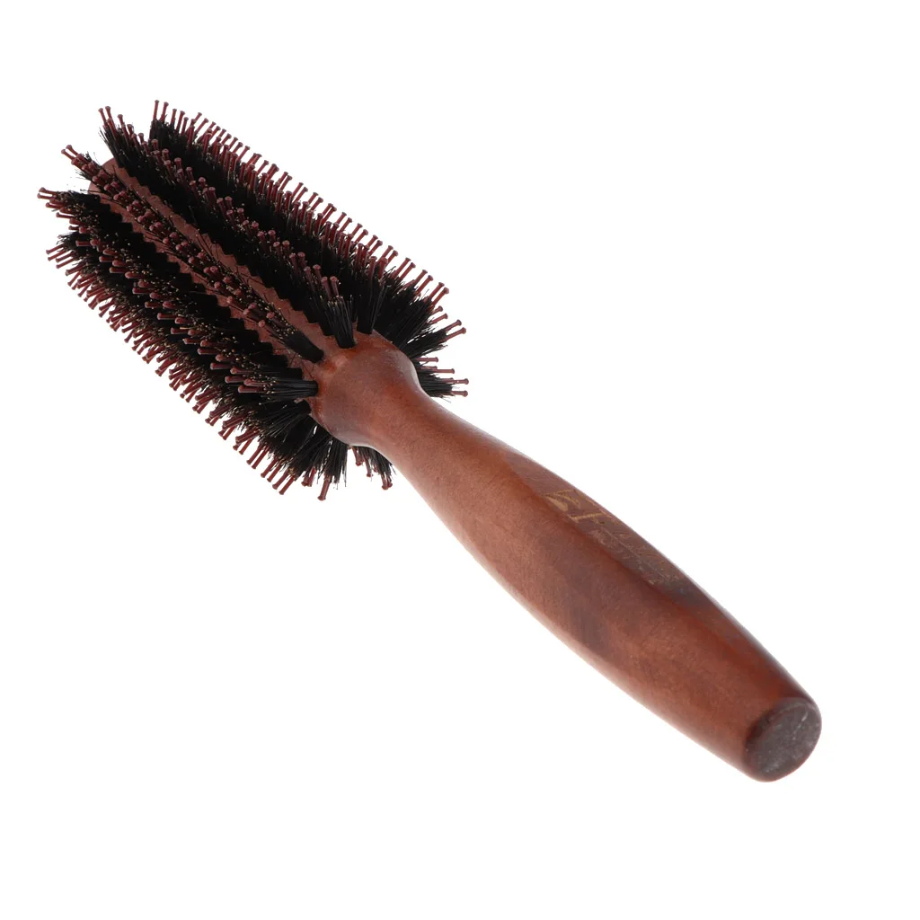 Professional Wood Hair Brush Round Comb Personal Salon Barber Styling Brush