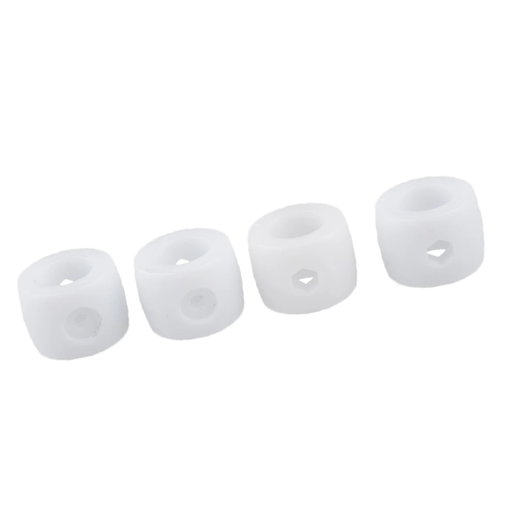 4Pcs 16mm Foosball Coffee Table Rod Bumper Pad for White Soccer