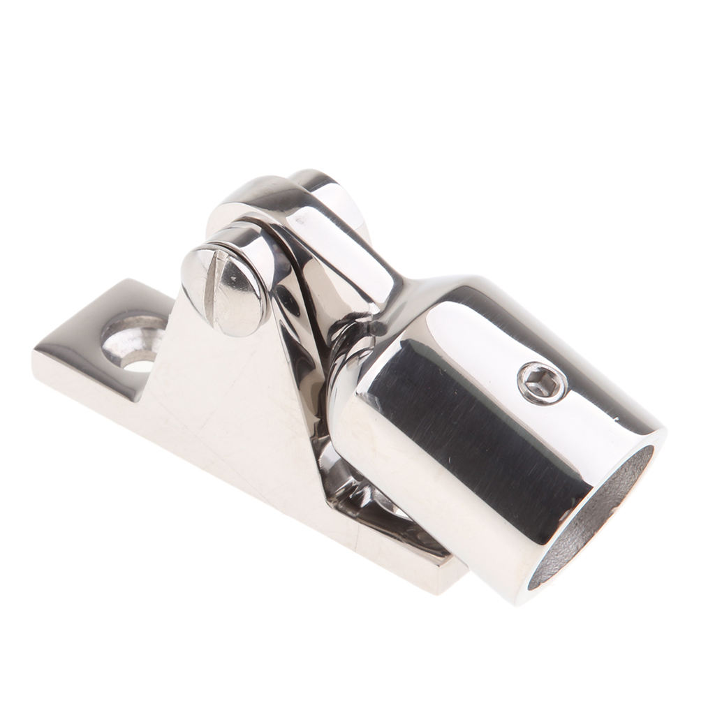 Stainless Steel Φ 20 Mm End Support Hinge Fitting Bimini Fittings, Rotatable,