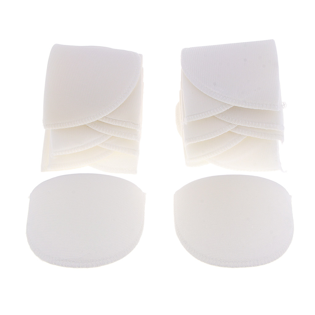 Pair of 6 Large Suits Shoulder Pads for Women Men Coats Jackets White
