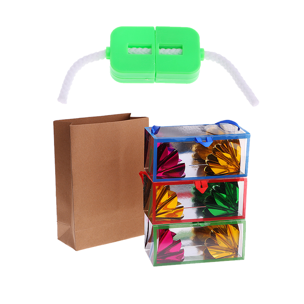 Magic Tricks Fun Broken Rope &&Appearing Flower Box Magician Supplies