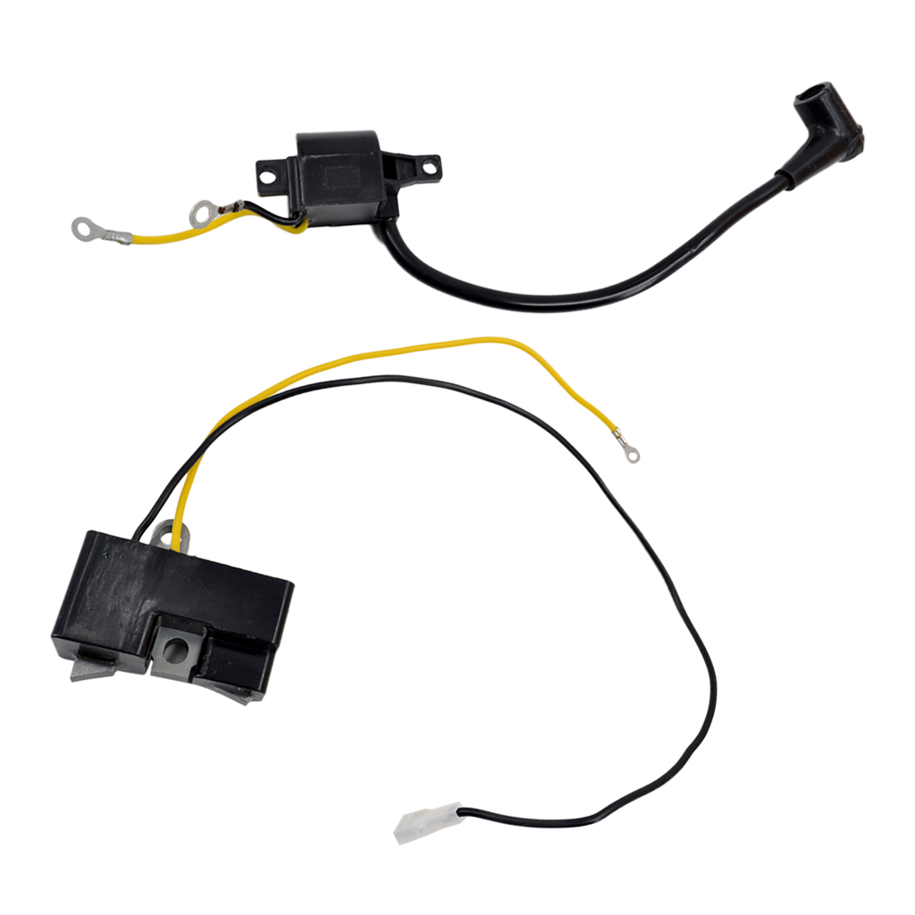 Ignition Coil Module Kit fit Husqvarna 61 162 166 Jonsered 630 670 Chain Saw, OEM 501 51 61-02 AND 501 51 62-01