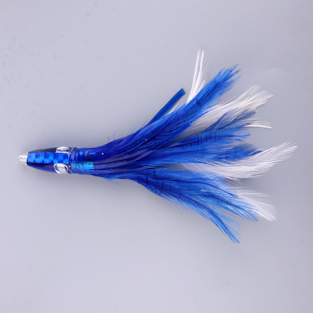 Squid Skirt Octopus Saltwater Fishing Soft Lure Baits for Tuna Marlin Wahoo
