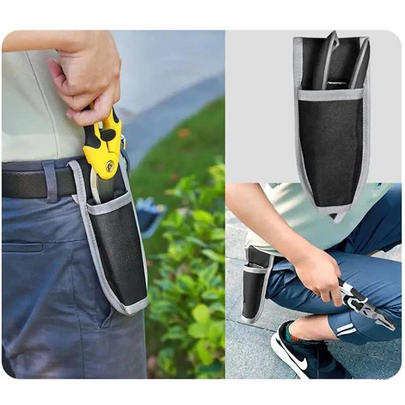 Durable Pouch Bag for Pruning Shears Pliers Scissors Gift for Handyman Men Father for Workers Gardeners Welding Crafts mini tool bag