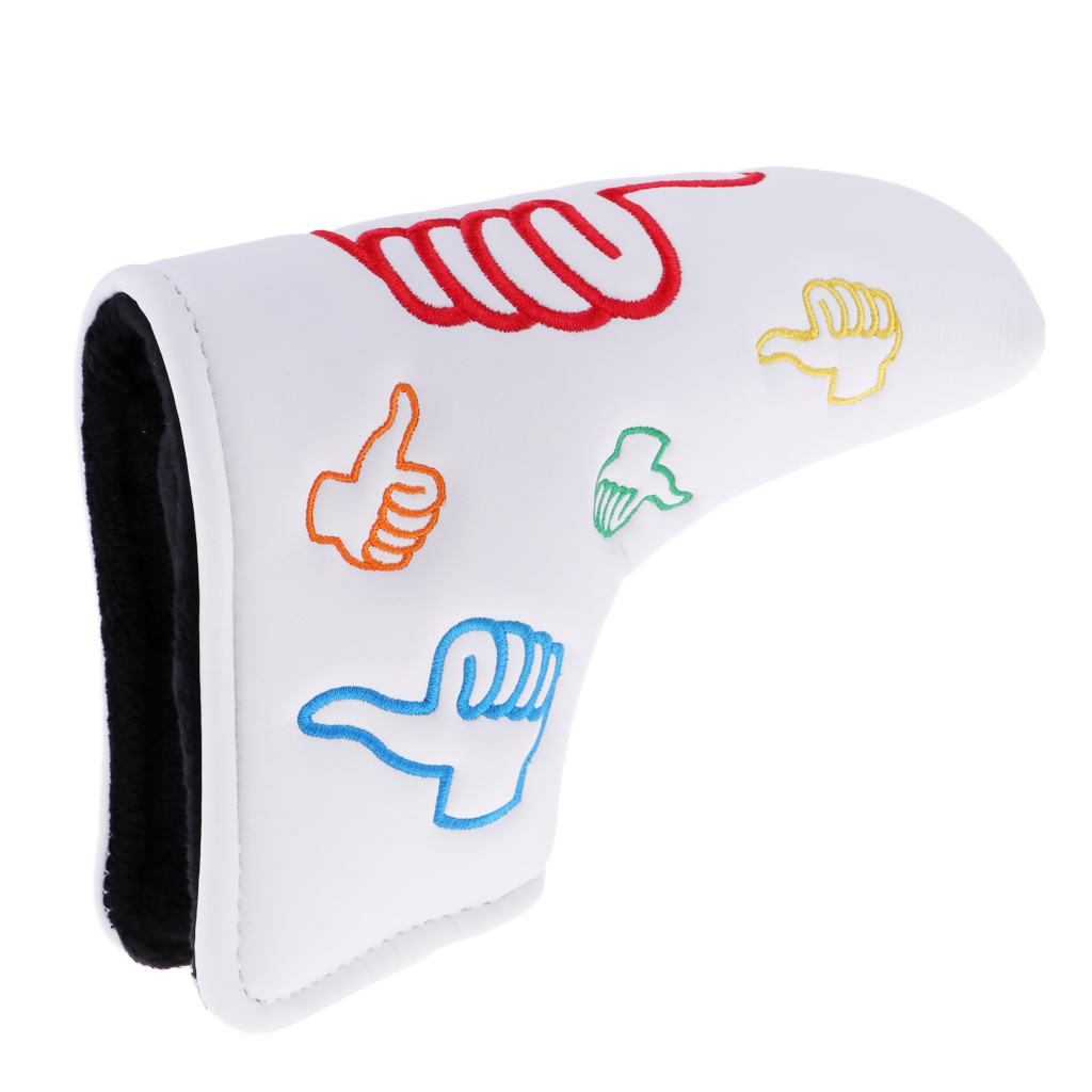 Waterproof PU Leather Golf Blade Putter Head Cover Headcover Protector Replacement Accessories