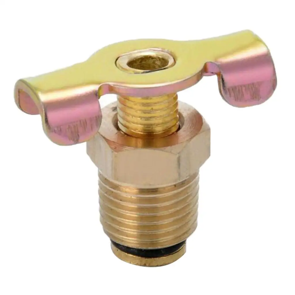 1/4 Inch NPT Brass Drain Valve Air Compressor Drain Valve Tank Replacement Part