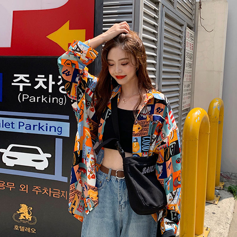 korean polo blouse outfit