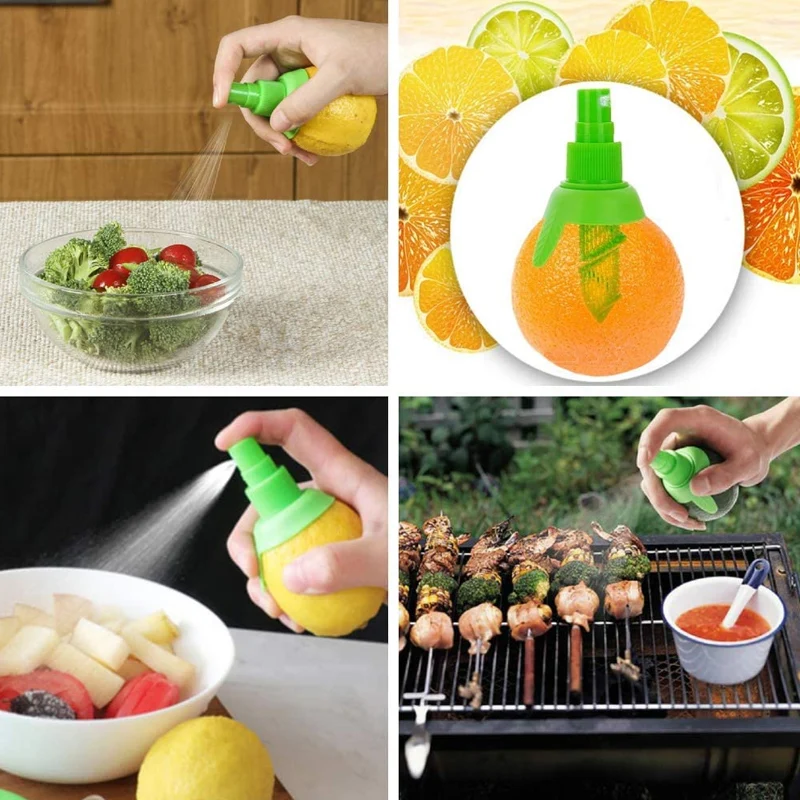 Eşsiz salata keyfi için limon spreyli manuel limon suyu sıkacağı!