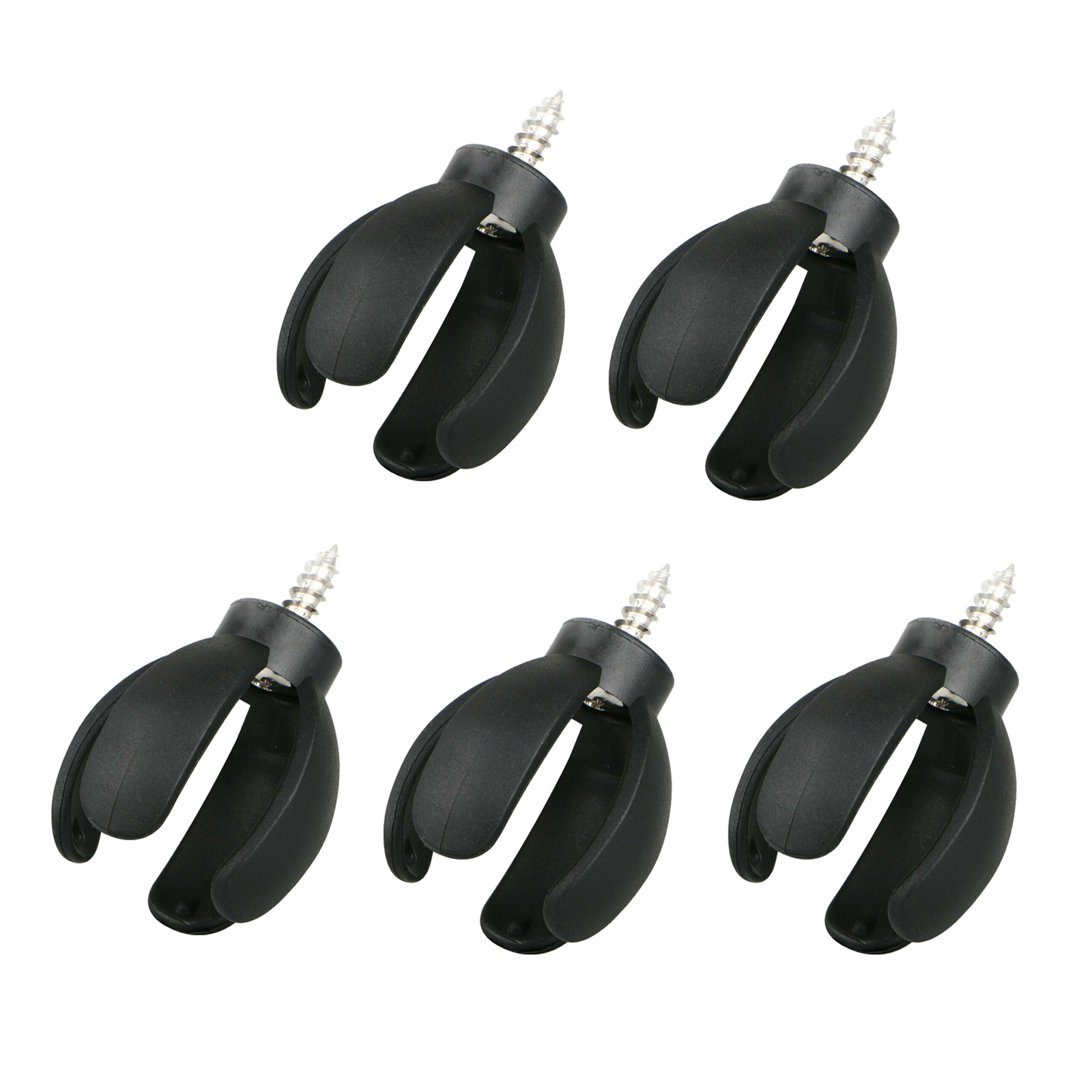 Durable 4-Prong Golf Ball Pick Up Retriever Golfball Grabber Suction Grabber Claw Sucker Petal Screws Tool Accessories